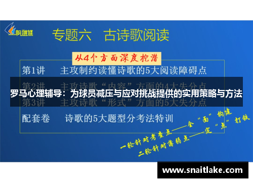罗马心理辅导：为球员减压与应对挑战提供的实用策略与方法